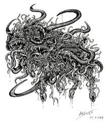 Shub Niggurath The Black Goat Of The Woods With A Thousand Young Shub Niggurath And Her Thousand Young Lovecraft Cthulhu Lovecraft Art Lovecraftian