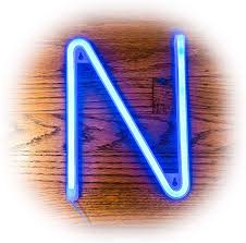 Amazon Com Zoled Blue Neon Signs Led Letter Neon Light Led Sign Letter Lights Lighted Letters Marquee Letter Home Light Letters Led Signs Neon Lighting