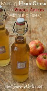 You can make hard apple cider the difficult way, or the quick and easy way. How To Make Hard Cider From Whole Apples Without A Press