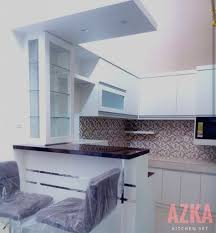 Nah bagi anda penggila kue dapur coklat, harga ini bisa jadi info paling update. Lemari Dapur Depok Azka Kitchen Set