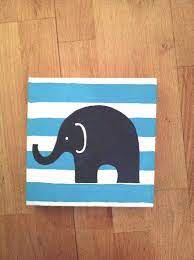 Simple 10 lines, 100 words, 150 to 200 words essay on the elephant for kids. Pin By Maxine Orange Art On I Made This Kids Canvas Art Elephant Painting Canvas Cute Canvas Paintings
