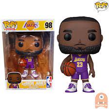 Pop Sports Lebron James Purple Jersey La Lakers 10 Inch 98 Nba Funko Pop Tiny Titan Funko Pop Lebron James Nba