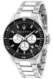 321 items on sale from $125. Maserati R8873640004 Men S Watch Chronograph Sfida Silver Black