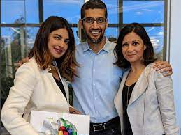 Given below is a chronological order of his journey to success in the silicon valley,through the world of android. When Priyanka Chopra Was Hanging Out With Google Ceo Sundar Pichai The Economic Times