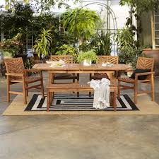 Find the best suitable outdoor patio dining sets from our collection that matches your unique style and budget. Must Have Manor Park 6 Piece Outdoor Patio Dining Set Dark Brown From Manor Park Accuweather Shop