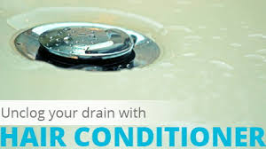 clear clogged drains with hair
