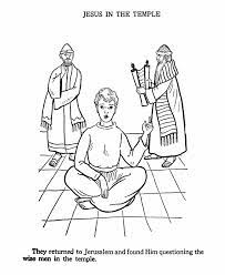 When he was twelve years old, they went up to the festival, according to the custom. Boy Jesus In The Temple Coloring Page Coloring Home