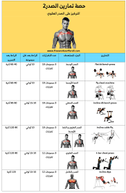 تمارين الصدر العلوي in 2021 chest workouts gym schedule summer body