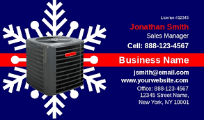 3.5 x 2 min qty: Hvac Business Cards Free Template Designs Custom Printing