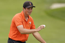 Hovland, 23, shared a picture on social media with a bandage over his left eye, explaining how his injury prevented him from continuing after taking a double bogey on the first hole, his 10th of the second round at torrey pines. Viktor Hovland Tops Jack Nicklaus Amateur Record At Us Open