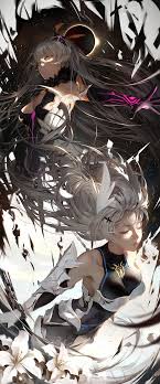 Black And White Anime Characters Wallpaper 