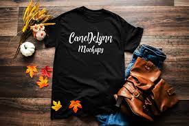 Black Tshirt Mockup Mockup Shirt Tee Mockup Shirt Mockup T Etsy Fall Shirts Women Fall Shirts Mockup Shirt