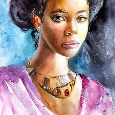 Preços baixos em Pintura Aquarela Realismo Bonecos Pinturas de Arte