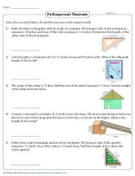 The length of the hypotenuse can be found using the pythagorean theorem, which states that the square of the length of the hypotenuse equals the sum of the squares of the lengths of the other. Pythagorean Theorem Worksheets