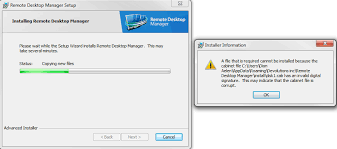 Maybe you would like to learn more about one of these? Invalid Digital Signature With Custom Installer