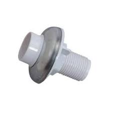 sink spray hose guide (chrome & white
