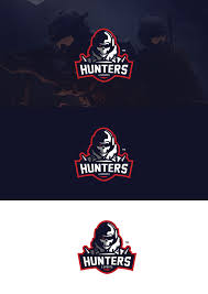 Ayo instal aplikasi snakc video nyah masukan kode yg tercantum di gambar ini. Hunters Esport Logo On Behance Hunter Hunter Logo Logo