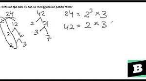 We did not find results for: Tentukan Fpb Dari 24 Dan 42 Menggunakan Pohon Faktor Youtube