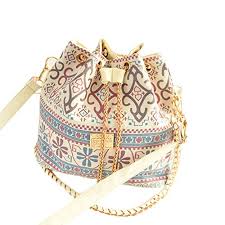 Free shipping & cash on delivery option is available. Drawstring Bucket Chain Bag Girls Ladies Canvas Crossbody Sling Bag Fashion Folk Style Plaid Print Chain Shoulder Bags Retro Buy Online In Maldives At Maldives Desertcart Com Productid 63434812
