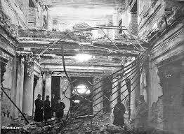 Sediul Comisiei Europene A Dunării Bombardat In Primul Război Mondial 1914 1918 Galati Romania Imagine Din Colecţiile Bibliotecii Ju Road Alley Structures