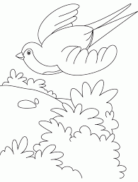 Download this adorable dog printable to delight your child. Flying Bird Coloring Pages Coloring Home