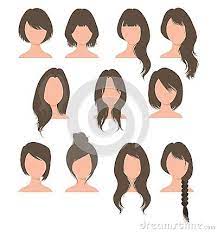 Illustrator Of Hair Trendy And Hair Style People Illustration Illustration Style