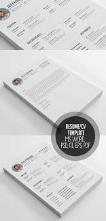 Functional resume templates are best suited for those applying for federal jobs. 50 Best Minimal Resume Templates Design Graphic Design Junction