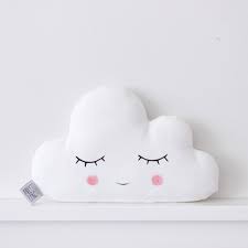 Baby Cloud Pillow White Nursery Decor Cushion With Name Etsy Kids Pillows Cloud Pillow Cloud Cushion