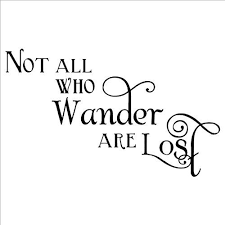 Not All Who Wander Are Lost Wall Saying Vinyl Lettering Home Decor Decal Sticker Quotes Appliques Art Harry Potter Dumbledore Quotes Quotes To Live By Words
