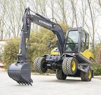 Chinese New 7 Ton 8 Ton 10 Ton Digger Excavator Wheeled with Thumb for Sale