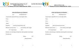 Contoh surat lamaran kerja yang baik dan benar. Surat Dokter Kosong Pdf