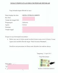 Namun hari ini kita tidak akan masuk ke contoh desain undangan. Tahap 1 Surat Keterangan Mau Menikah Keziakristi S Story