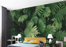 Online Shop Benutzerdefinierte 3d Wandbilder Wallpaper Fur Wohnzimmer Grun Tropische Pflanze Blatter 3d Tapeten In 2020 Grune Wohnzimmer Tropische Wohnzimmer 3d Tapete