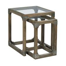 Www Hammary Com Product 421 Rustic Nesting Tables Nesting Tables Side Table Metal Nesting Tables