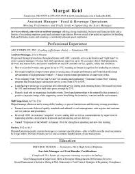 A restaurant operations manager resume or any other types of restaurant manager resume samples are expected to be intricately detailed. Assistant Manager Resume Monster Com