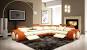 Burnt Orange Velvet Couch