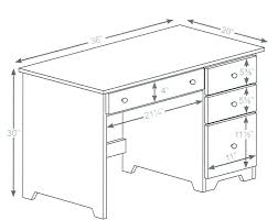 The sba's table of small business size standards helps small businesses assess their business size. Economy 3 Drawer Laptop Computer Desk Ohio Hardwood Furniture