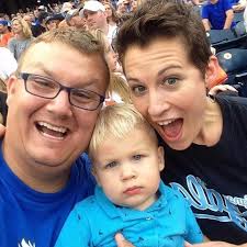 Blast from the past: That one time we took Wake to a Royals baseball game!  He actually did really well for a 15-month-old, but he was not impressed  with this picture!, Now, he loves baseball so much! ...