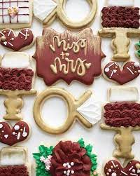 Maybe you would like to learn more about one of these? Miss To Mrs Bride To Be Wedding Iced Sugar Cookies Fancy Sugar Cookies Wedding Cookies Wedding Sweets