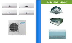 Air Conditioner Units In Minisplitwarehouse Com Get An Aircon 4 Zone 30k Mini Split Heat Pump A Heat Pump Air Conditioner Ductless Mini Split Heat Pump System