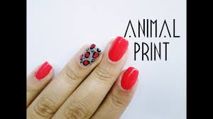 Chicas, otra propuesta de diseño para este verano: Diseno De Unas Animal Print Rojo Laura Trujillo By Laura Trujillo