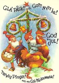 Finn de beste gratis arkivbildene om god jul. Tomte Celebrating God Jul Christmas New Year Easter Mid Summer And Other Scandinavian Holiday Vintage Easter Cards Christmas Postcard Norwegian Christmas