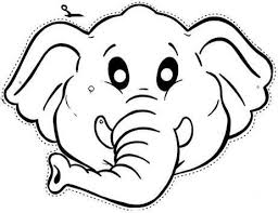 Belajar mewarnai gambar untuk anak anak: 10 Ide Gajah Gajah Buku Mewarnai Sketsa