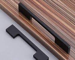 contemporary black kitchen cabinet cupboard drawer wardrobe handles sleek square door handles kitchen cabinet pulls cabinet door handles