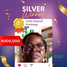 🎉 CONGRATULATIONS! Congratulations to Stella Onyema Onukaogu, the Silver  Prize Winner for the BMG 1 Million Naira Business Grant (March 2025  edition). Following a hot contest among 15 finalists for the grant,