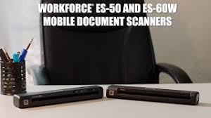 Start to run the setup file, and you must follow the installation guide. Epson Workforce Es 50 Es 60w Mobile Document Scanners Take A Tour Youtube
