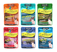 Earthborn holistic's ® cat food pouches are a delicious blend of meat and vegetables that give your cat the right amount of flavor and nutrients. Earthborn Holistic Grain Free Wet Cat Food Pouches 6 Flavors 3 Ounces Each 12 Total Pouches Click Image To Re Wet Cat Food Natural Pet Food Wet Dog Food