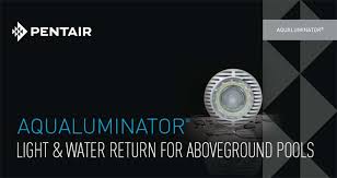 Pool Light Aqualuminator Light And Return Jet For Above Ground Pools