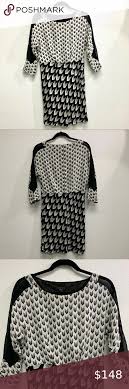 Rag Bone Dress Rn 108879 Black White Size M Black White Dress Classic Black White Sleeve Designs