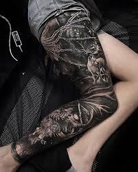 'the devil was in her'. 45 Of The Most Epic Leg Tattoos Bored Panda